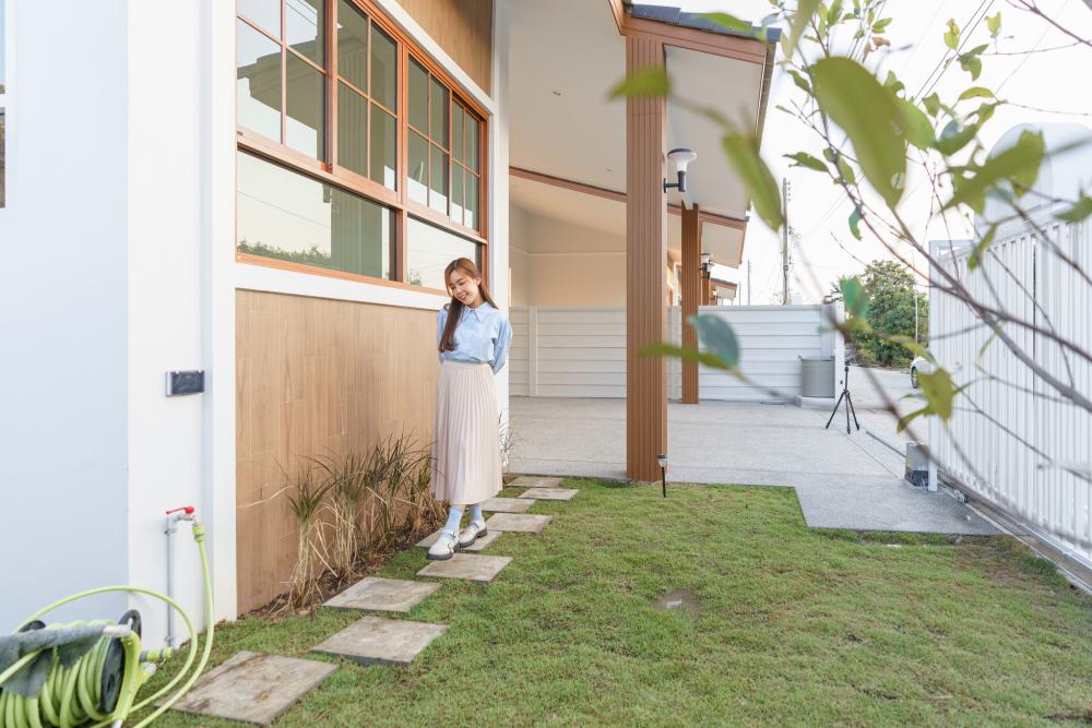 ไอเดียบ้านเดี่ยว 4 สไตล์ บ้านชั้นเดียว In the garden พื้นที่ใช้สอยมากถึง 170 ตร.ม. รูปที่ 9