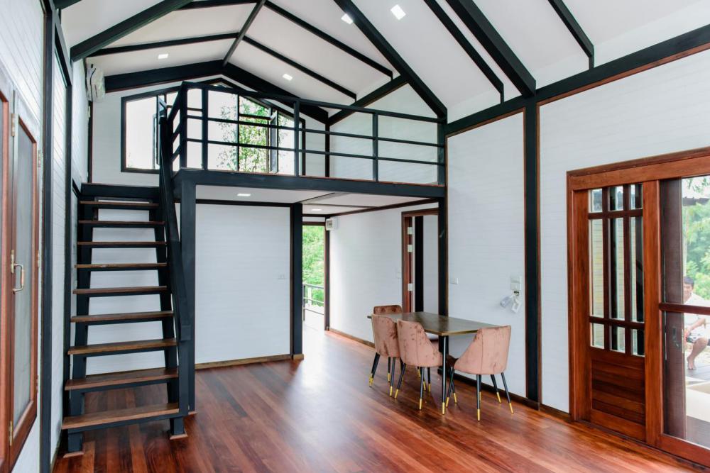 บ้านไม้น็อคดาวน์สไตล์นอร์ดิก ขนาด 2 ห้องนอน 1 ห้องน้ำ รูปที่ 11