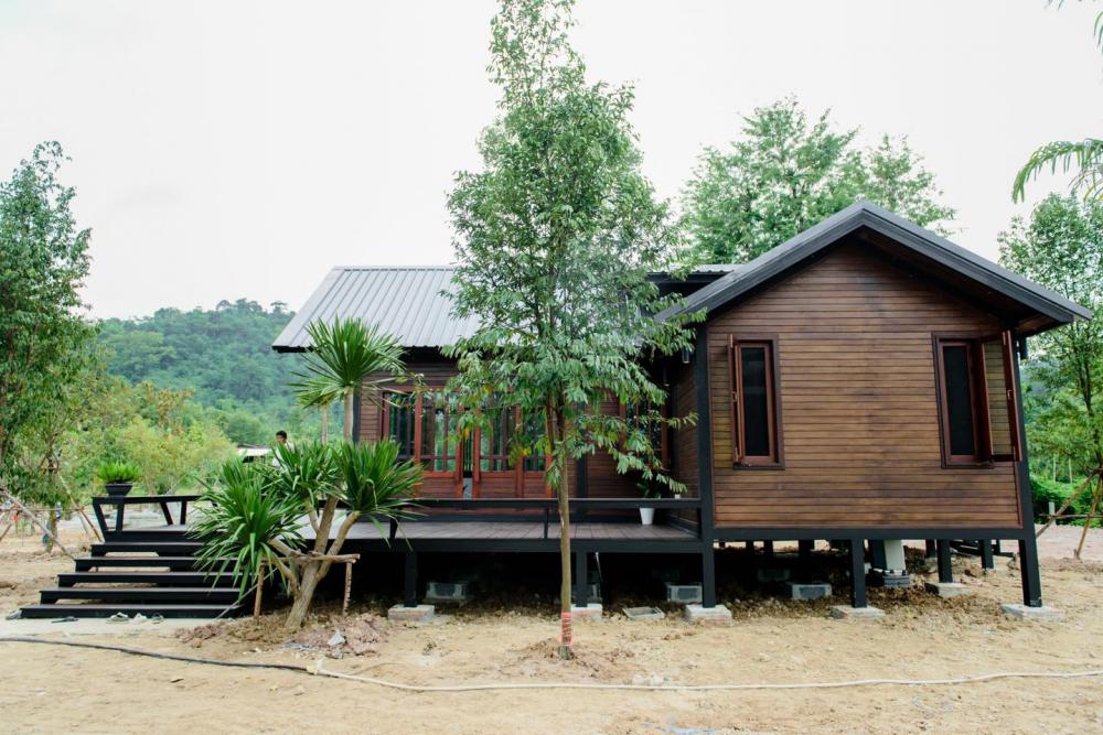 บ้านไม้น็อคดาวน์สไตล์นอร์ดิก ขนาด 2 ห้องนอน 1 ห้องน้ำ รูปที่ 28