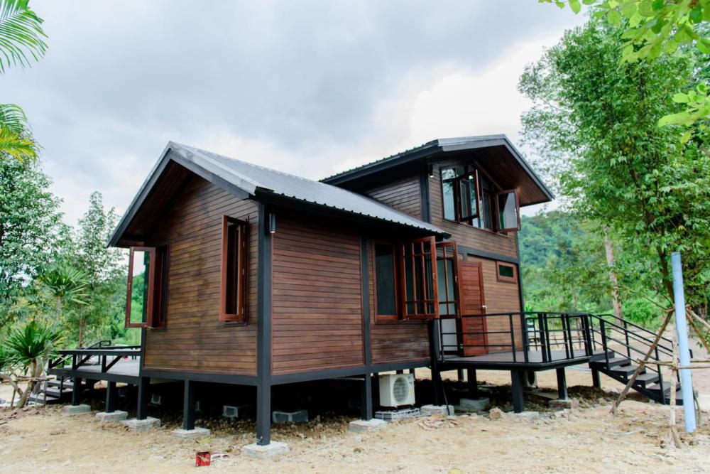 บ้านไม้น็อคดาวน์สไตล์นอร์ดิก ขนาด 2 ห้องนอน 1 ห้องน้ำ รูปที่ 9