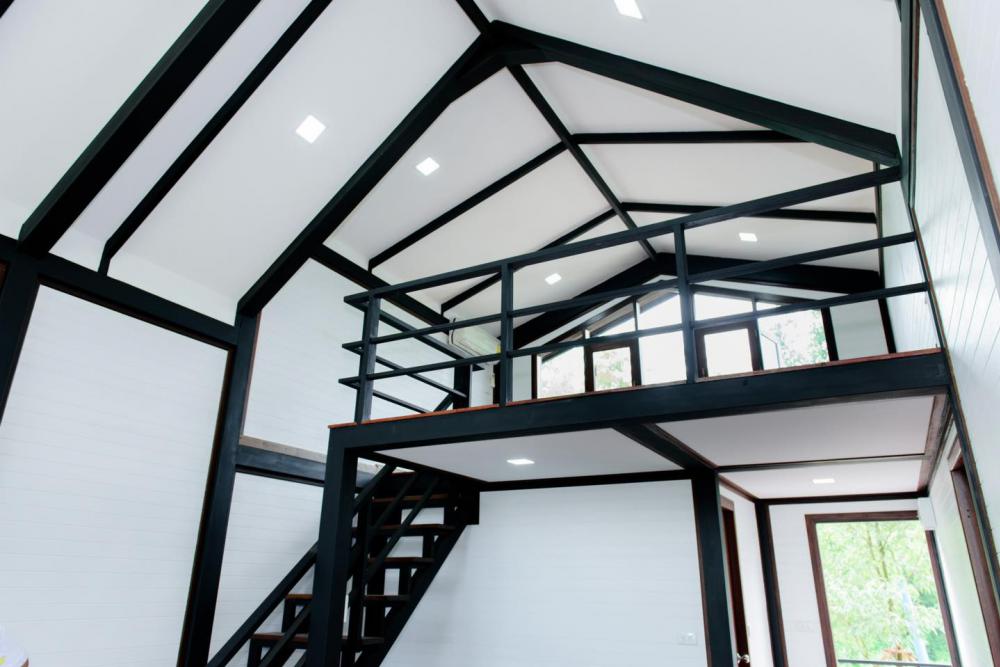 บ้านไม้น็อคดาวน์สไตล์นอร์ดิก ขนาด 2 ห้องนอน 1 ห้องน้ำ รูปที่ 37