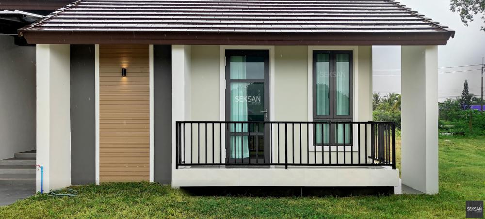 แบบบ้านชั้นเดียวหลังคาทรงจั่ว รูปที่ 7