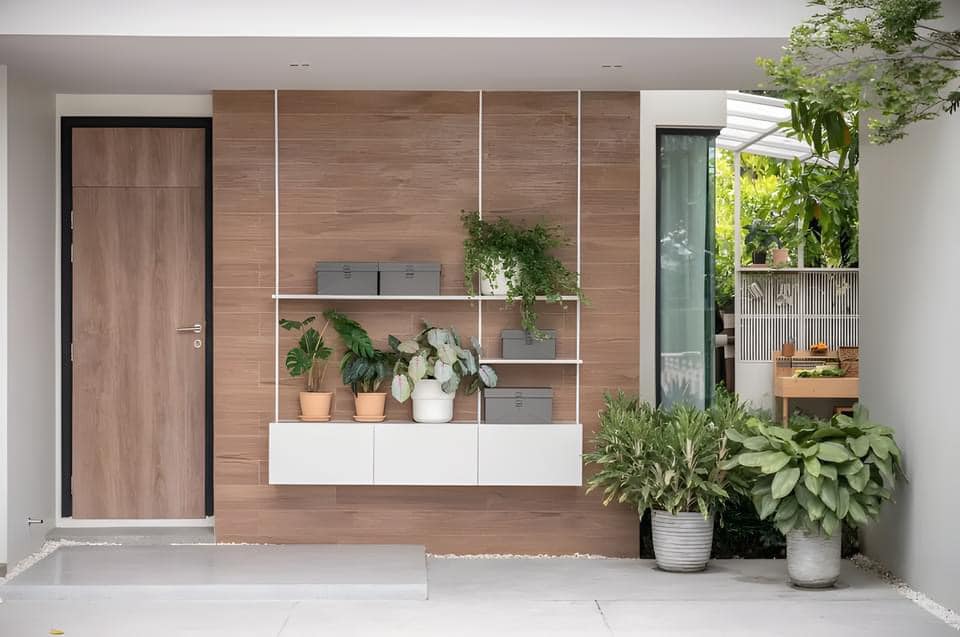 ไอเดียบ้านสวย 2 ชั้น ตกแต่งภายในภายนอกและจัดสวนได้น่าอยู่มาก รูปที่ 10