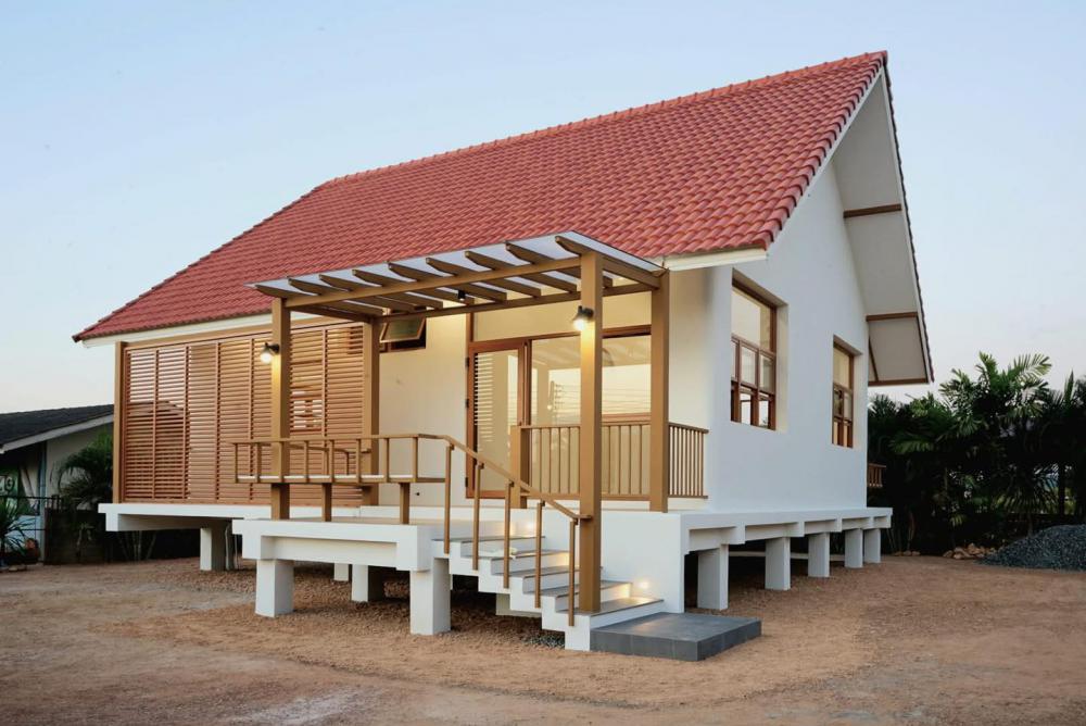 บ้านบ่ะขามป้อม พื้นที่อบอุ่นในชุมชนเงียบสงบ ผลงานการออกแบบโดย MAIPUN - ไม้ปั้น รูปที่ 19