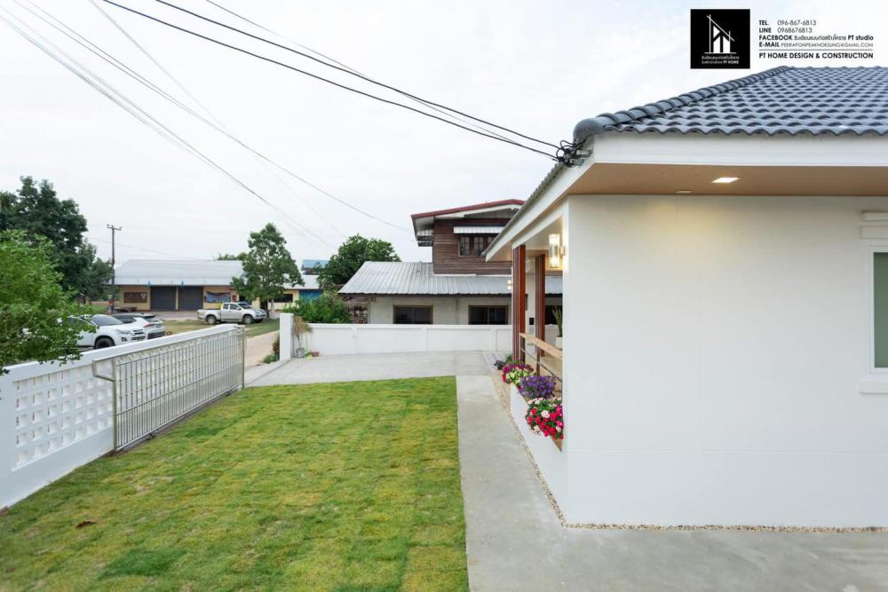 บ้านทรงปั้นหยา ขนาด 3 ห้องนอน 2 ห้องน้ำ 1 ครัว 1 ห้องรับแขก 1โรงจอดรถ 1ระเบียง พื้นที่ใช้สอย 150 ตารางเมตร รูปที่ 10