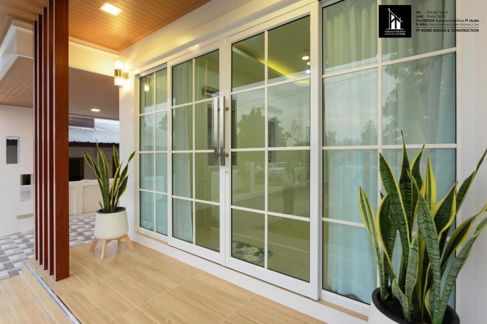 บ้านทรงปั้นหยา ขนาด 3 ห้องนอน 2 ห้องน้ำ 1 ครัว 1 ห้องรับแขก 1โรงจอดรถ 1ระเบียง พื้นที่ใช้สอย 150 ตารางเมตร รูปที่ 11