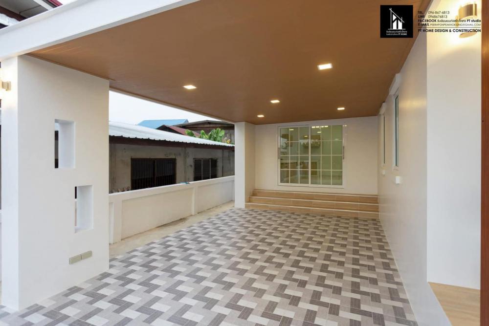 บ้านทรงปั้นหยา ขนาด 3 ห้องนอน 2 ห้องน้ำ 1 ครัว 1 ห้องรับแขก 1โรงจอดรถ 1ระเบียง พื้นที่ใช้สอย 150 ตารางเมตร รูปที่ 17