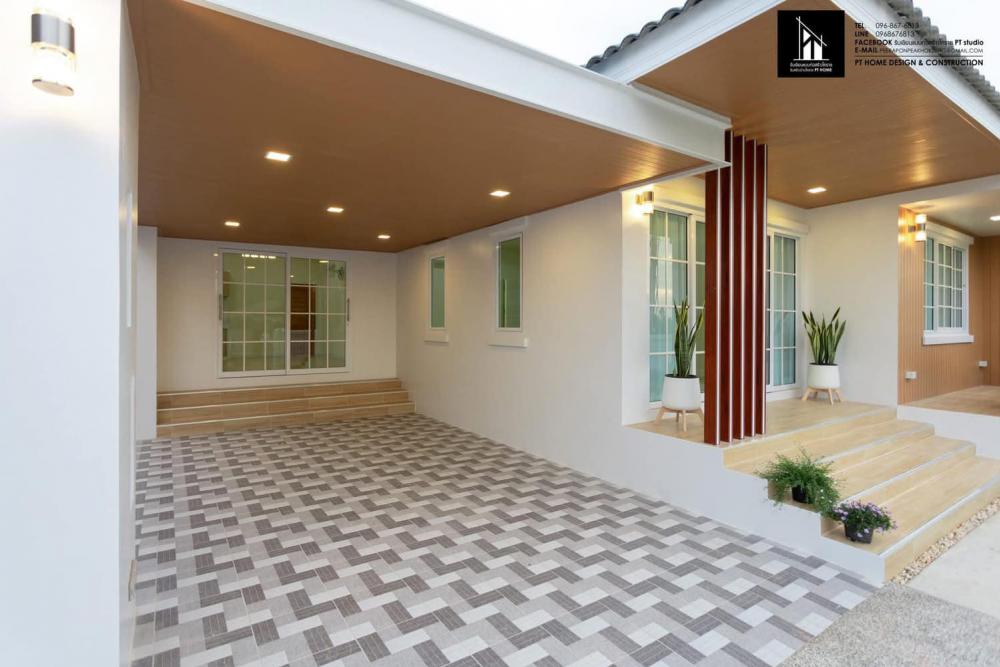 บ้านทรงปั้นหยา ขนาด 3 ห้องนอน 2 ห้องน้ำ 1 ครัว 1 ห้องรับแขก 1โรงจอดรถ 1ระเบียง พื้นที่ใช้สอย 150 ตารางเมตร รูปที่ 20