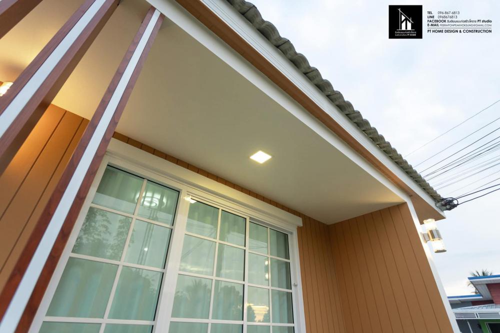 บ้านทรงปั้นหยา ขนาด 3 ห้องนอน 2 ห้องน้ำ 1 ครัว 1 ห้องรับแขก 1โรงจอดรถ 1ระเบียง พื้นที่ใช้สอย 150 ตารางเมตร รูปที่ 8