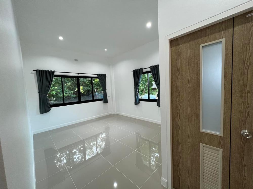 บ้านพักอาศัย หนึ่งชั้นตัวแอลหลังคาจั่วบริบทชุมชน อยู่กับธรรมชาติ 3ห้องนอน 2ห้องน้ำ 1ห้องโถง 1ห้องครัว พื้นที่ 147 ตารางเมตร รูปที่ 17