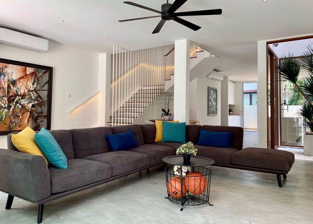 รีโนเวททาวน์เฮาส์ สไตล์ซับซ้อน อบอุ่นและอบอุ่น เหมาะสําหรับคู่รักวัยเยาว์ รูปที่ 6