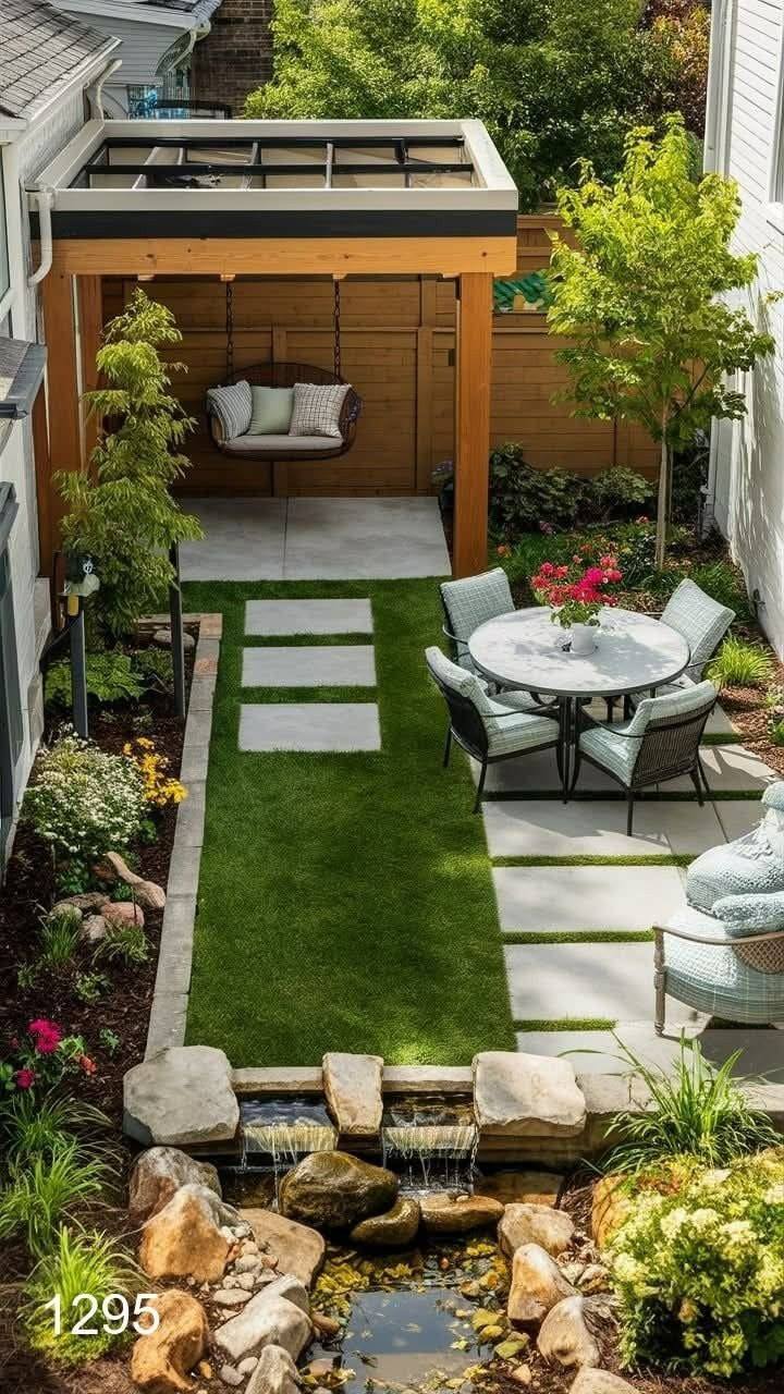 ไอเดียจัดพื้นที่สวนนั่งเล่นพักผ่อนบริเวณบ้าน รูปที่ 6