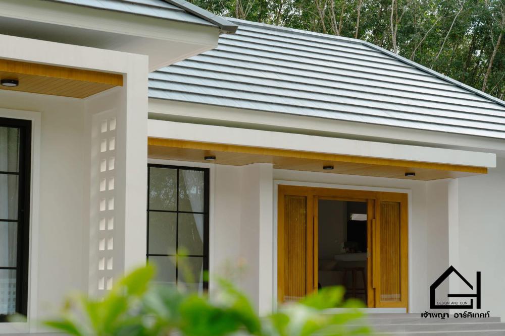 บ้านเดี่ยวชั้นเดียว ทรงปั้นหยา ขนาด 3 ห้องนอน 2 ห้องน้ำ รูปที่ 5