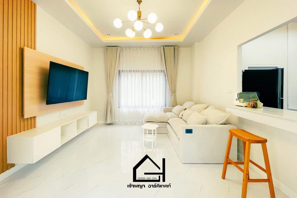 บ้านเดี่ยวชั้นเดียว ทรงปั้นหยา ขนาด 3 ห้องนอน 2 ห้องน้ำ รูปที่ 6