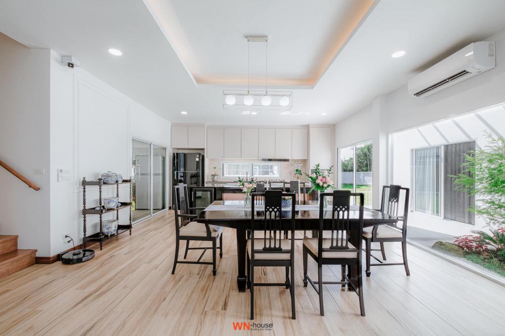 บ้านสองชั้นโทนขาว ขนาด 4 ห้องนอน 4 ห้องน้ำ พื้นที่ 450 ตร.ม. รูปที่ 8