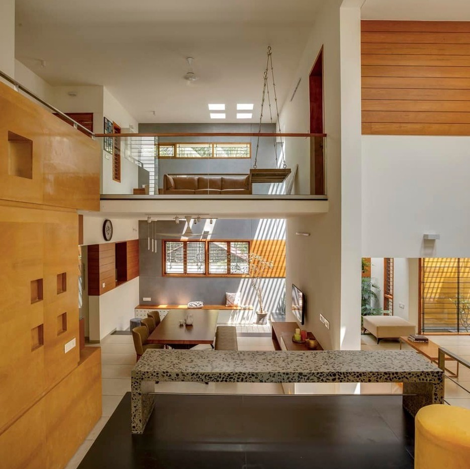 ไอเดียบ้านโมเดิร์นทรงกล่องสถาปนิกต่างชาติ  จัดสวนและพื้นที่นั่งเล่นรอบบ้าน รูปที่ 6