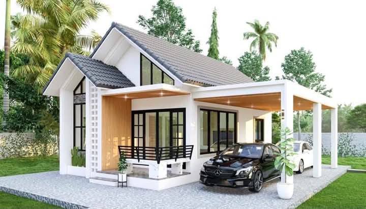 บ้านหลังเล็ก เรียบง่าย มินิมอล มีพื้นที่ใช้งานครบงบก่อสร้างเริ่มต้น 6.5 แสน รูปที่ 9