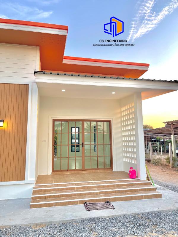 บ้านโมเดิร์นขนาดเล็ก งบประมาณ 6 แสน รูปที่ 4