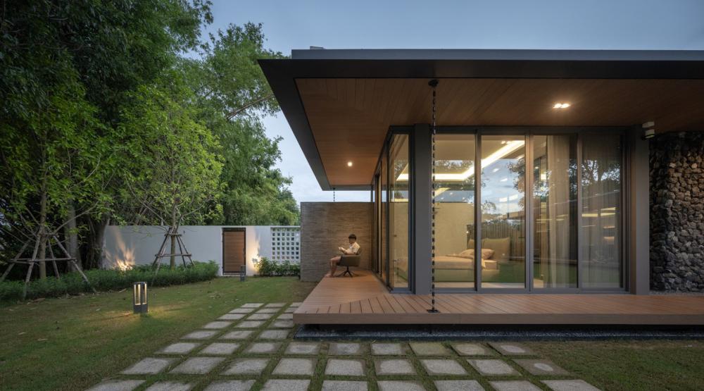 แบบบ้านโมเดิร์นทรงกล่อง รูปที่ 15