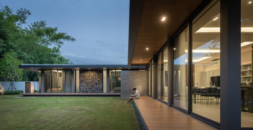 แบบบ้านโมเดิร์นทรงกล่อง รูปที่ 19