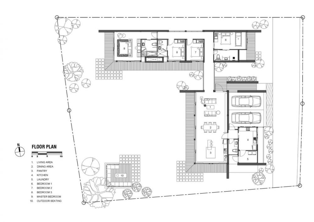 แบบบ้านโมเดิร์นทรงกล่อง รูปที่ 21