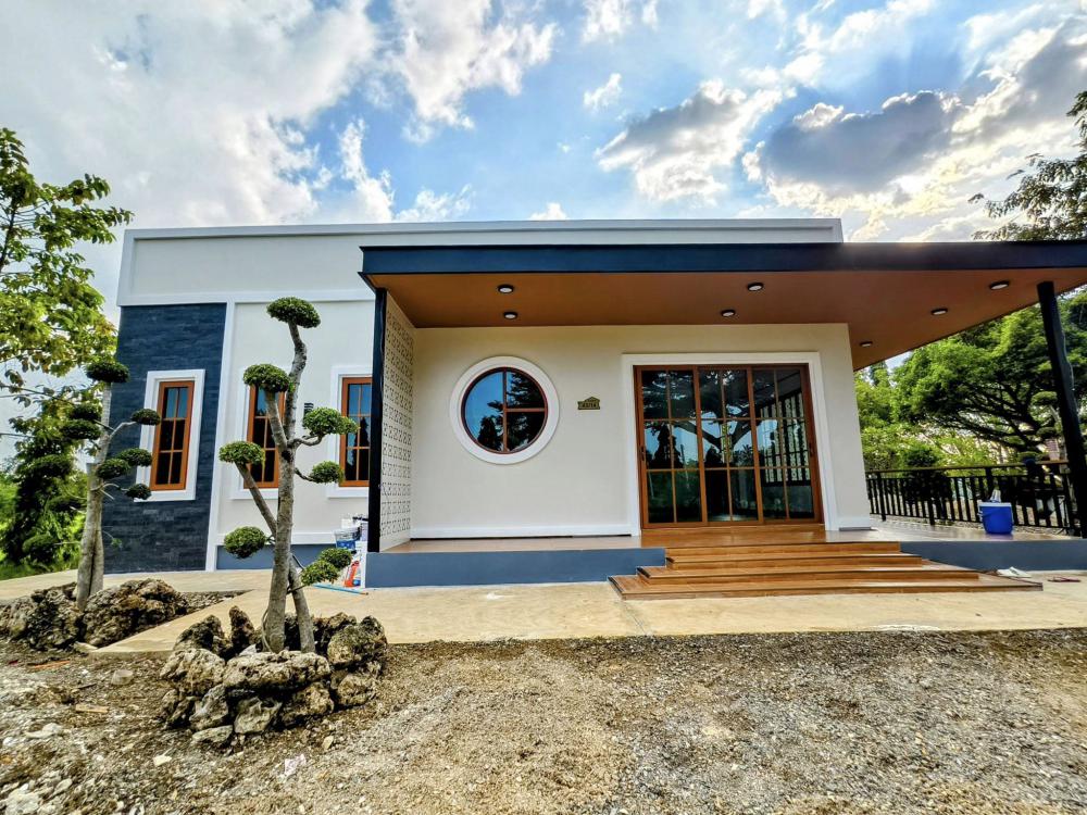 บ้านชั้นเดียว ทรงมินิมอลโมเดิร์น รูปที่ 3