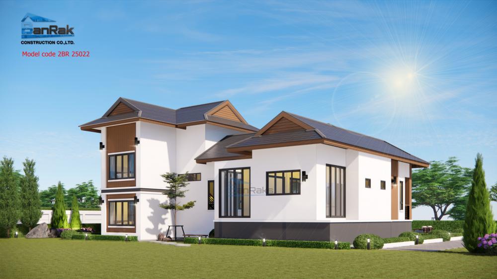 แบบบ้าน 2 ชั้น : 4 ห้องนอน 4 ห้องน้ำ งบ 3.58 ลบ. รูปที่ 6