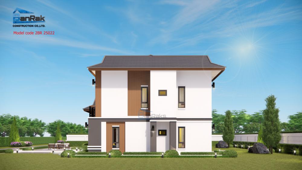 แบบบ้าน 2 ชั้น : 4 ห้องนอน 4 ห้องน้ำ งบ 3.58 ลบ. รูปที่ 7