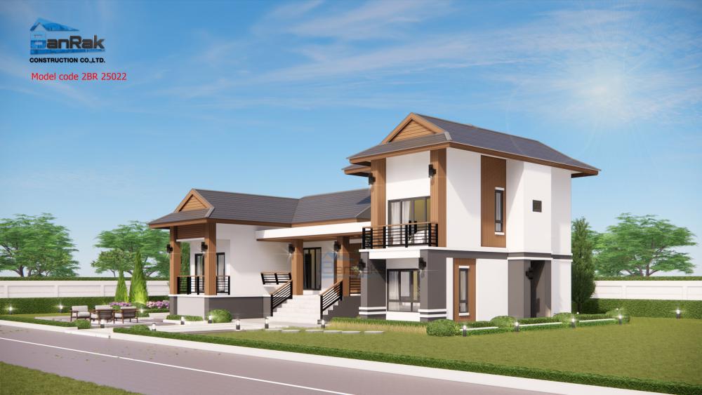 แบบบ้าน 2 ชั้น : 4 ห้องนอน 4 ห้องน้ำ งบ 3.58 ลบ. รูปที่ 8