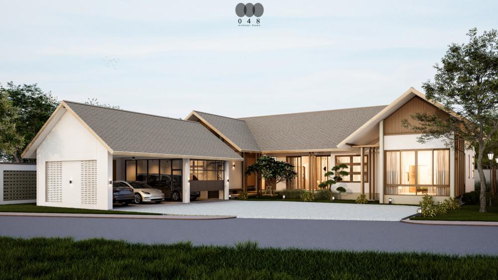 ไอเดียบ้านสไตล์โมเดิร์นทรอปิคอล : Modern-Tropical 3 ห้องนอน 3 ห้องน้ำ จอดรถได้ 3 คัน รูปที่ 60