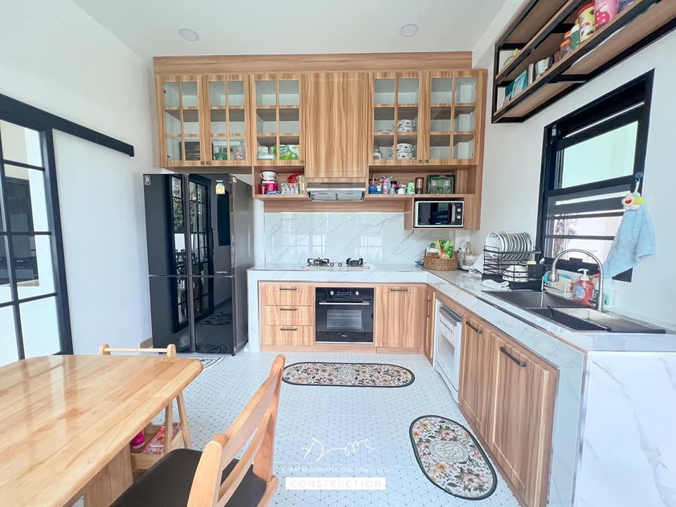 ไอเดียสร้างบ้านเดี่ยวขนาด 3 ห้องนอน 2 ห้องน้ำ รูปที่ 9