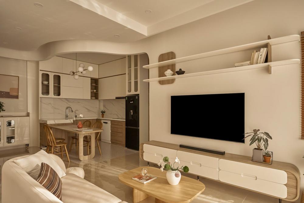 ไอเดียบ้านสวยสไตล์ตึกแถว-คุมโทนอบอุ่น รูปที่ 2