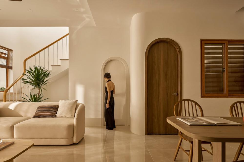 ไอเดียบ้านสวยสไตล์ตึกแถว-คุมโทนอบอุ่น รูปที่ 4