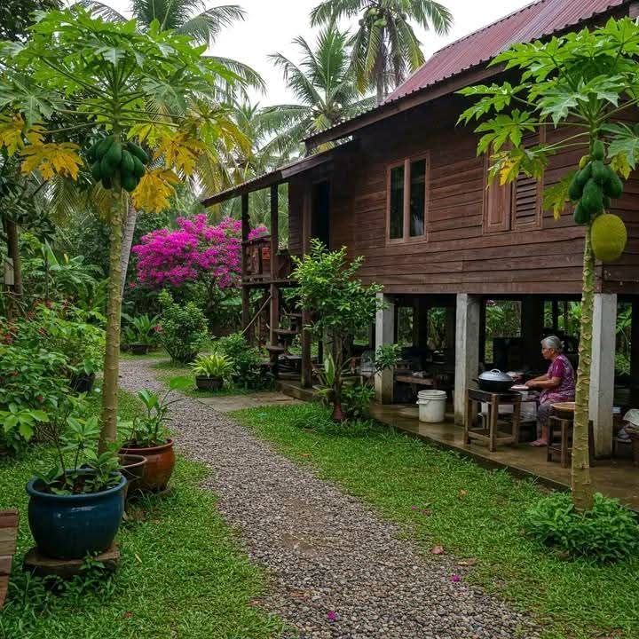 บ้านไม้ในสวน บ้านไม้ยกพื้นในสวน รูปที่ 4