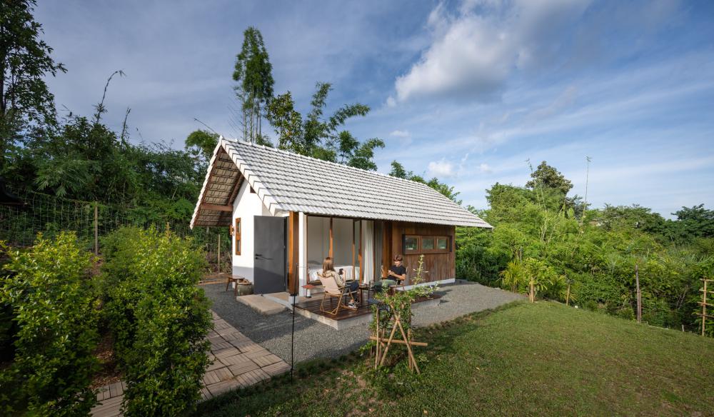 ไอเดียบ้านสวยสไตล์ญี่ปุ่นมินิมอลหลังเล็ก ตั้งอยู่บนภูสูง บรรยากาศดี บ้านอบอุ่น รูปที่ 20