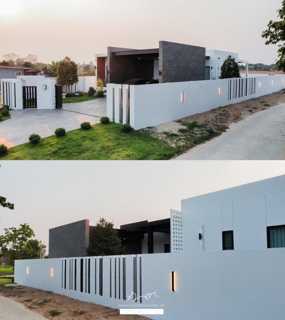 ไอเดียบ้านสไตล์ทรงกลอ่งโมเดิร์นพื้นที่กว้าง ฟังก์ชั่นครบ จัดสวนได้สวย น่าอยู่จัง รูปที่ 11