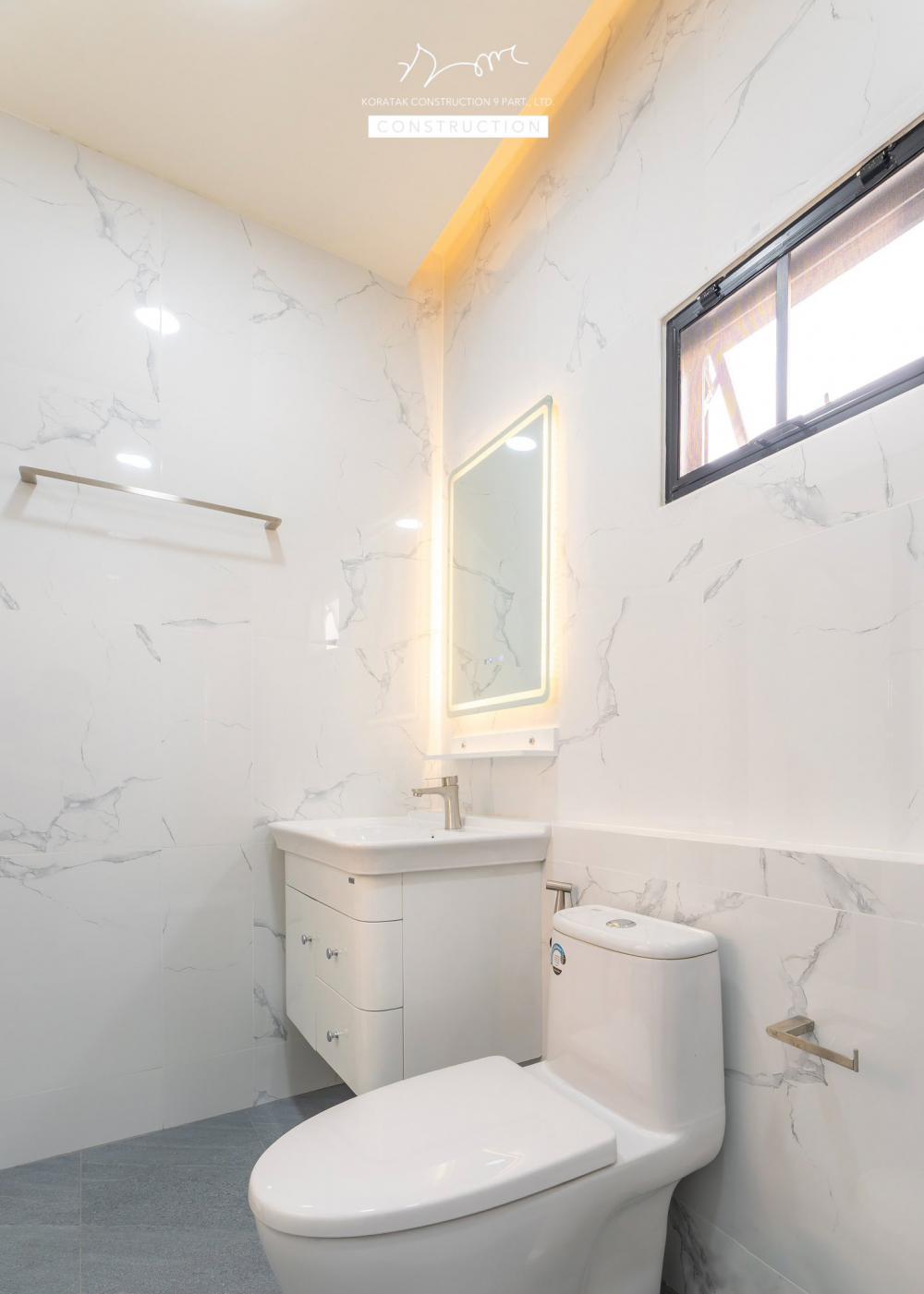 ไอเดียบ้านสไตล์ทรงกลอ่งโมเดิร์นพื้นที่กว้าง ฟังก์ชั่นครบ จัดสวนได้สวย น่าอยู่จัง รูปที่ 24