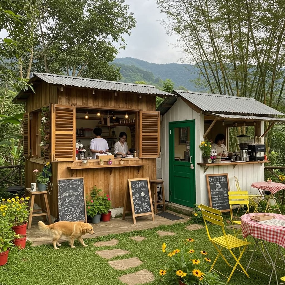 ไอเดียร้านคาเฟ่ริมทุ่งนา รูปที่ 3