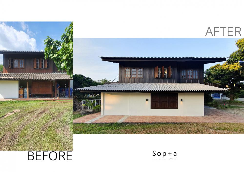 รีโนเวทบ้านพักอาศัย บ้านสไตล์ชนบทสมัยใหม่ รูปที่ 44