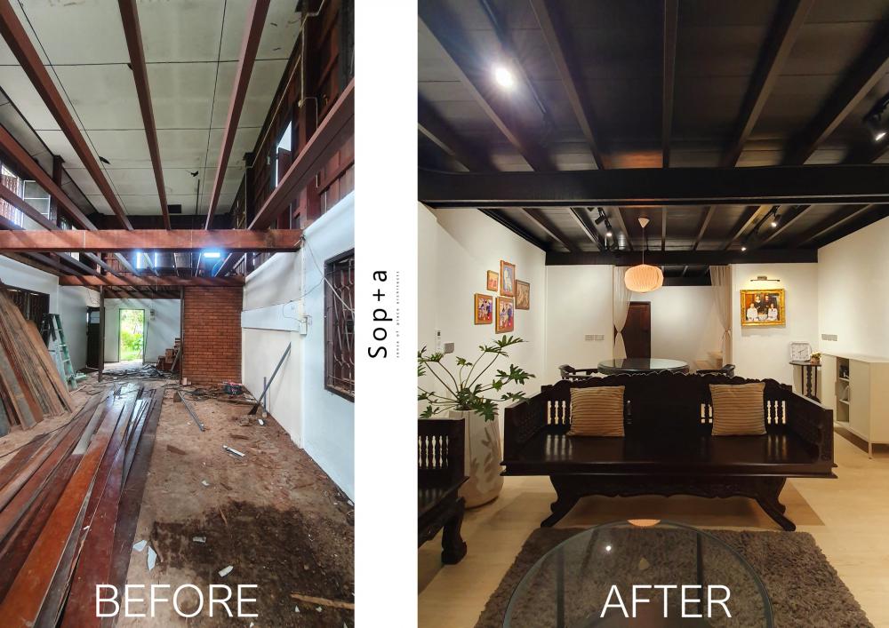 รีโนเวทบ้านพักอาศัย บ้านสไตล์ชนบทสมัยใหม่ รูปที่ 46