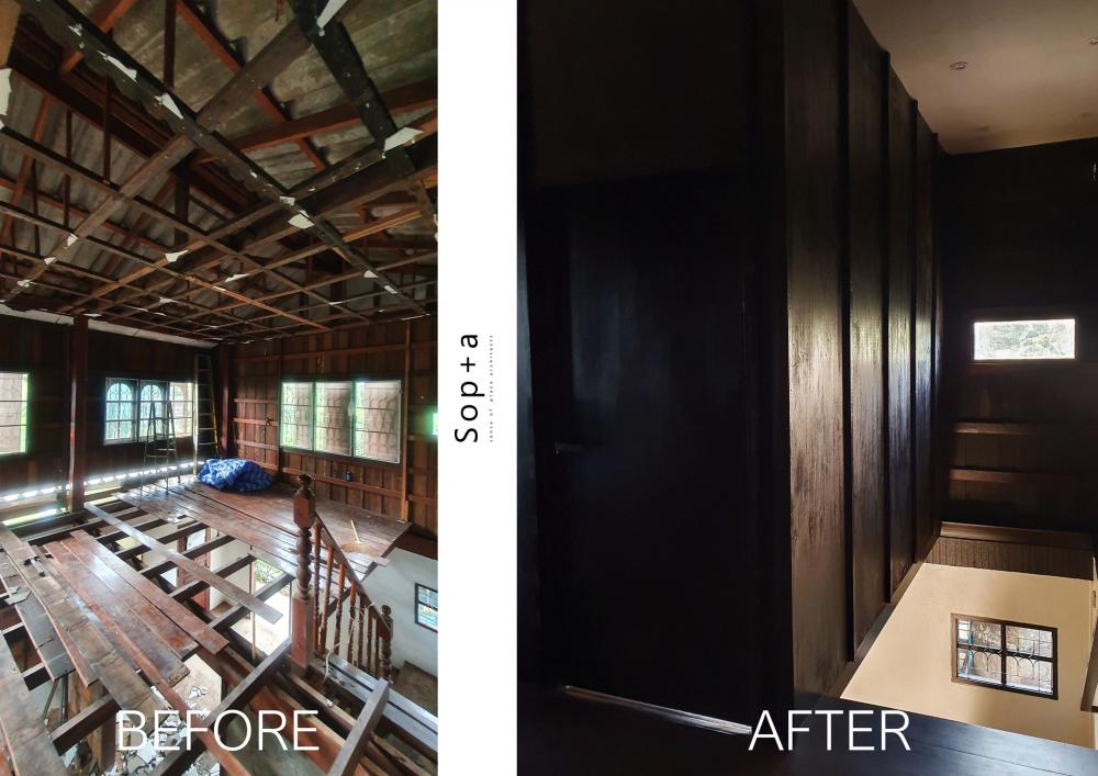 รีโนเวทบ้านพักอาศัย บ้านสไตล์ชนบทสมัยใหม่ รูปที่ 48