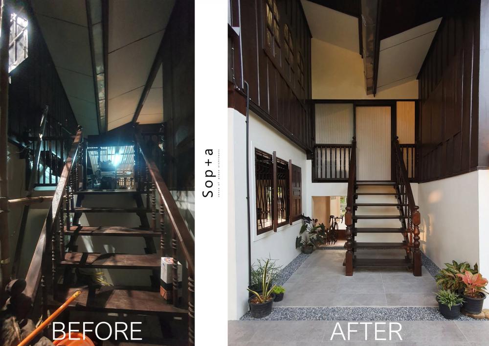 รีโนเวทบ้านพักอาศัย บ้านสไตล์ชนบทสมัยใหม่ รูปที่ 50