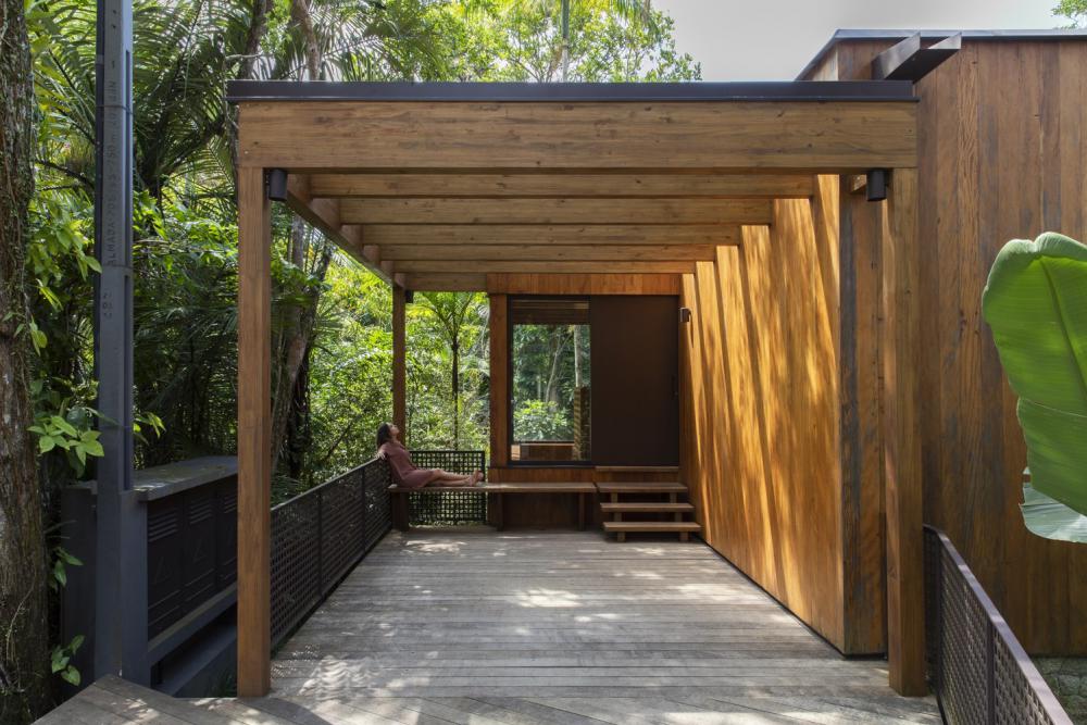 ไอเดียบ้านในป่าท่ามกลางต้นไม้ธรรมชาติ รูปที่ 4