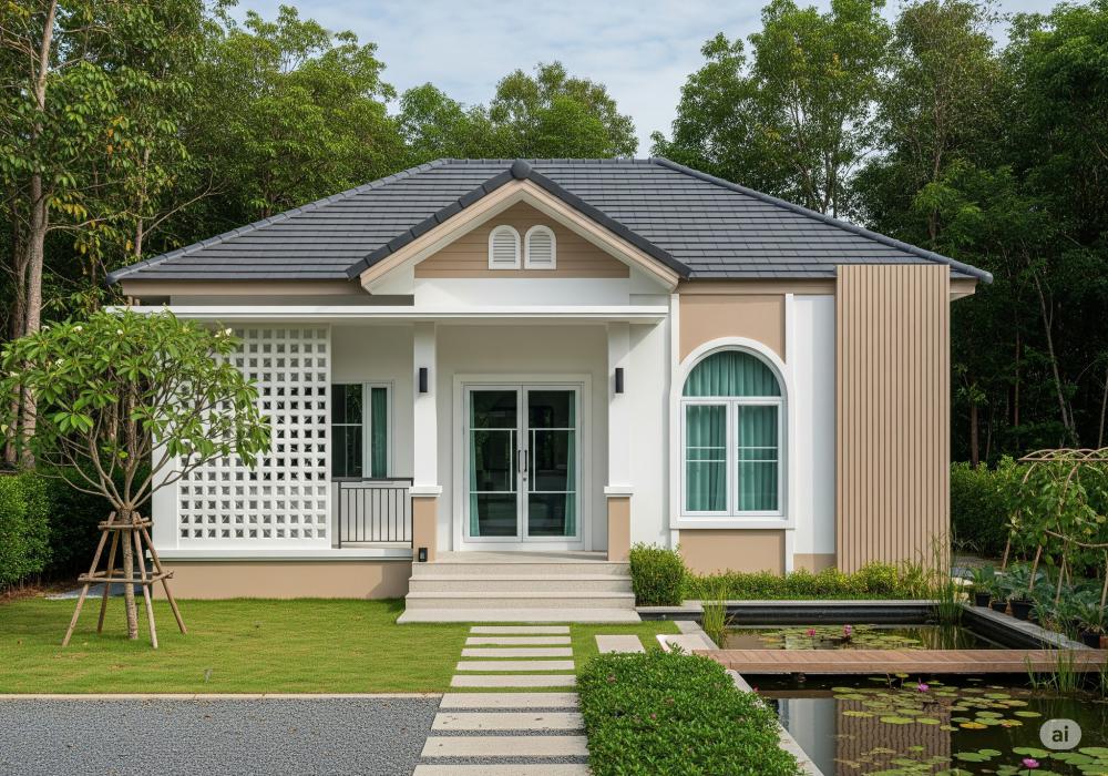 10 ไอเดียบ้านสวยชั้นเดียวน่ารัก รูปที่ 3