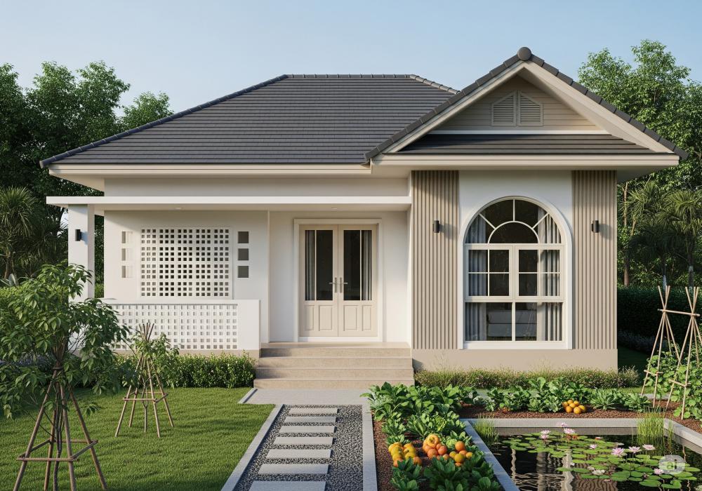 10 ไอเดียบ้านสวยชั้นเดียวน่ารัก รูปที่ 4