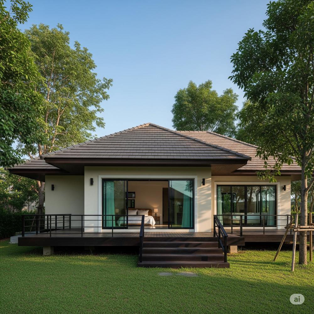 10 ไอเดียบ้านสวยชั้นเดียวน่ารัก รูปที่ 7