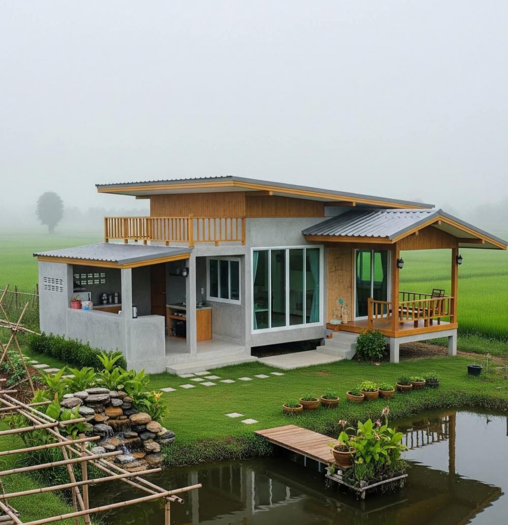 ไอเดียบ้านสวนสวยสไตล์ลอฟท์