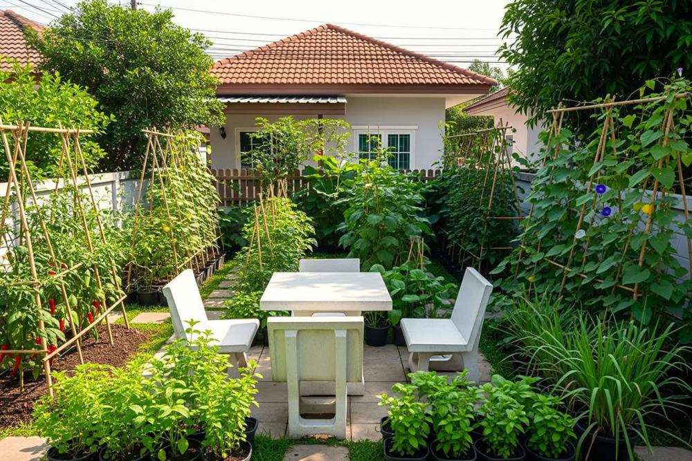 ไอเดียสวนผักหลังบ้าน รูปที่ 3