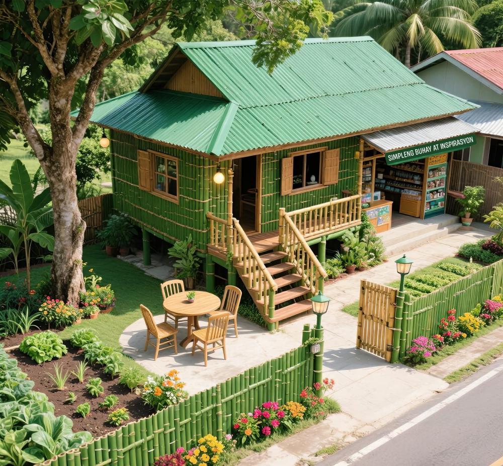 10 ไอเดียบ้านไม้ไผ่สวยน่ารัก รูปที่ 7