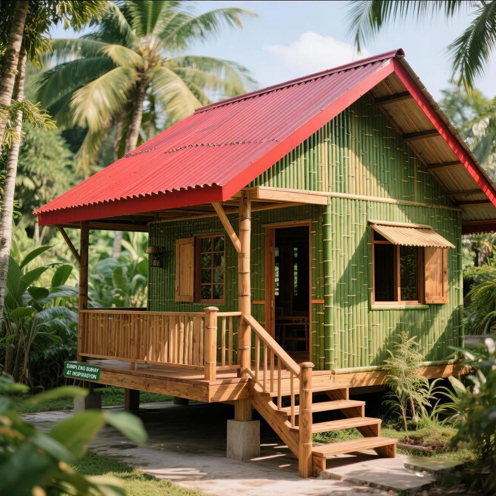 10 ไอเดียบ้านไม้ไผ่สวยน่ารัก รูปที่ 9